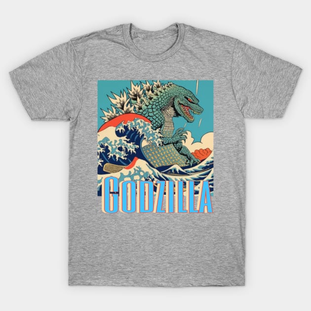 Godzilla T-Shirt by AKRAM DESIGNEZZ